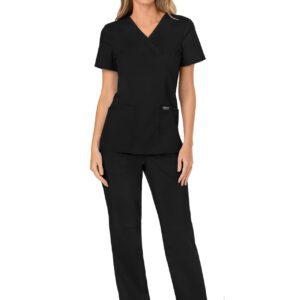 Cherokee Revolution WW610 Mock Wrap Top